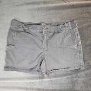 5.11 Tactical Womens Charcoal Gray Multi Pocket Utility Shorts Size 16